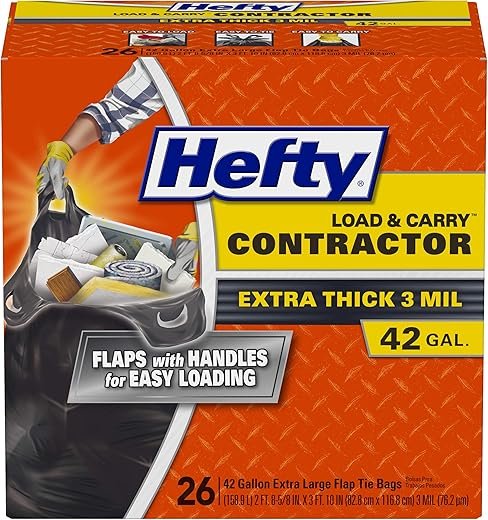 Hefty 42 Gallon Heavy Duty Trash Bags - 26 Count