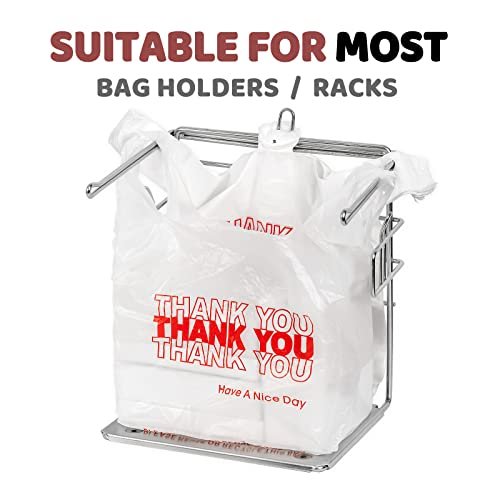 JShlpiar 1000 Count Thank You Plastic T-Shirt Bags