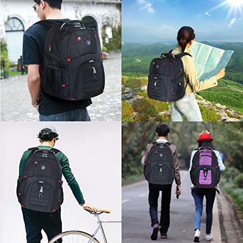 SHRRADOO 52L Extra Large Travel Laptop Backpack