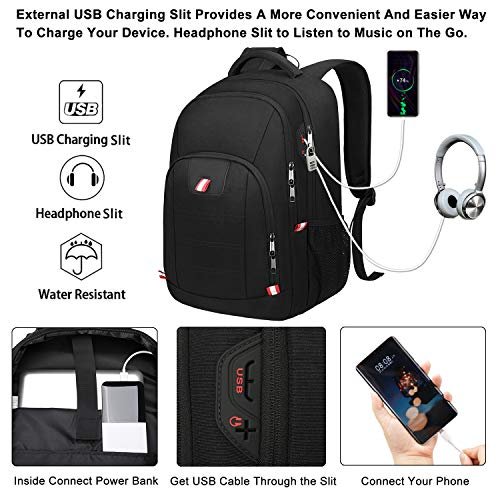 Stylish Della Gao Anti-Theft USB Laptop Backpack