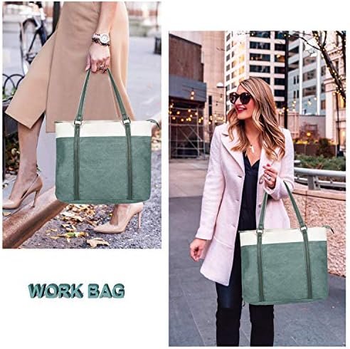 Stylish Lightweight Women's Laptop Tote Bag - 15.6 Inch