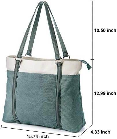 Stylish Lightweight Women's Laptop Tote Bag - 15.6 Inch