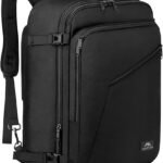 Ultimate MATEIN Expandable Travel Backpack - 40L, Black