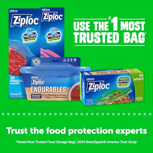 Ziploc Easy Open Sandwich Bags - 90 Count Clear